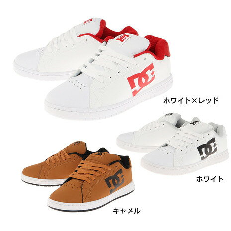 ディーシー・シュー（DC SHOE） メンズ スニーカー 白 茶色 ガリバー GAVELER SN DM204032 ホワイト レッド ホワイト キャメル シューズ（メンズ）