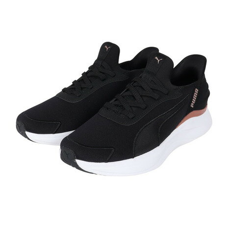 プーマ（PUMA）（レディース）スニーカー ソフトライド ハーモニー レース イーズイン ランニングシューズ ブラック 31267102 スポーツ