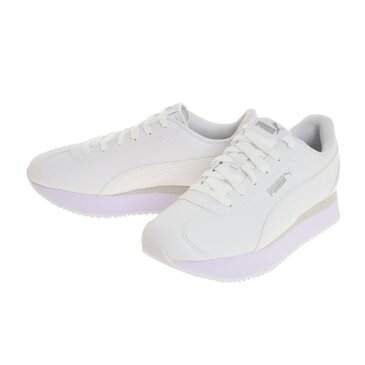 プーマ(PUMA) スニーカー チュリーノ スタックドスネーク 白 37414201 スポーツシューズ (レディース)