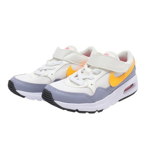 【10/15 24h限定 エントリー＆対象3店舗買い回りで最大P10倍！】ナイキ（NIKE）（キッズ）ジュニア スニーカー エア マックス SC PSV オフホワイト CZ5356-116 スポーツ シューズ ベルクロ 面ファスナーのサムネイル