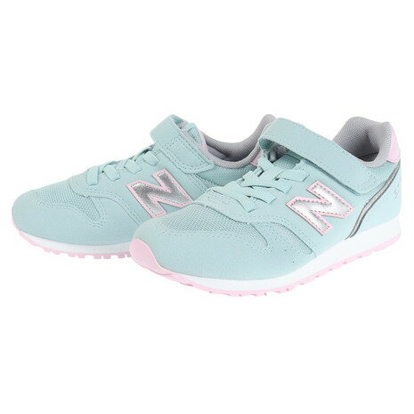 ニューバランス（new balance）（キッズ）ジュニア スニーカー YV373 ミント YV373AE2M カジュアル スポーツ シューズ ベルクロ 運動会 登校のサムネイル