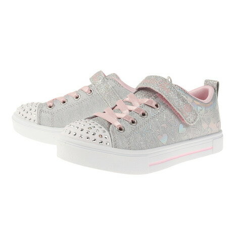 スケッチャーズ（SKECHERS）（キッズ）ジュニアスニーカー トゥインクル スパークス - ヘザー チャーム グレー 314787L-GYSL スポーツシューズ ベルクロのサムネイル