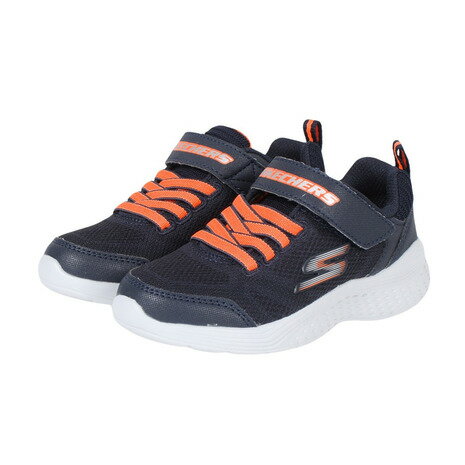 スケッチャーズ SKECHERS キッズ スニーカー ジュニア 紺 スナップ スプリンツ ウルトラボルト SNAP SPRINTS ULTRAVOLT 97546L-NVBK ネイビー