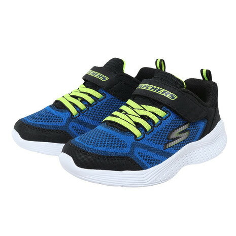 スケッチャーズ SKECHERS キッズ スニーカー ジュニア 青 スナップ スプリンツ ウルトラボルト SNAP SPRINTS ULTRAVOLT ブルーブラック 97546L-BLBK