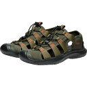 キーン(KEEN)(メンズ)ストラップサンダル シーニック エイチツー カーキ 1030387 レジャー アウトドア 軽量 フィット感 水陸両用 旅行 快適 速乾性