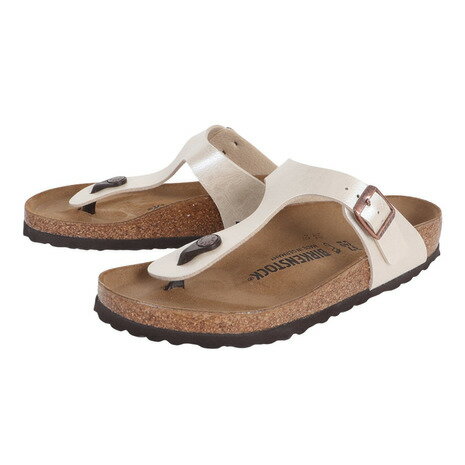 ギゼ ビルケンシュトック（BIRKENSTOCK）（レディース）ストラップサンダル ギゼ 943871 グレイスフル パールホワイト