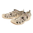 キーン(KEEN)(レディース)スポーツサンダル ドリフト クリーク H2 ベージュ 1026127 ストラップサンダル 速乾性 クッション性 軽量 レジャー タウン