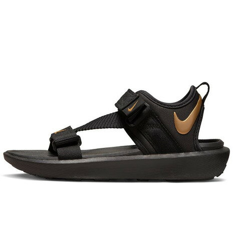 ナイキ（NIKE）（レディース）スポーツサンダル ビスタ サンダル ブラック DJ6607-002 ストラップサンダル 面ファスナー レジャー タウンのサムネイル