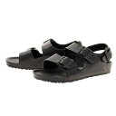 【2/5 24h限定 エントリー＆対象3店舗以上買い回りで最大P10倍！】ビルケンシュトック（BIRKENSTOCK）（キッズ）キッズ ミラノ ブラック 1009353 BLK ストラップサンダル カジュアル シューズ