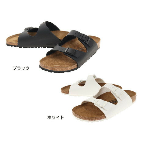 【4/25 24h限定 エントリー＆対象2店舗買い回りで最大P10倍！】ビルケンシュトック（BIRKENSTOCK）（レディース） ネバダ Nevada ブラック 黒 ホワイト 白 1017339 1017340 コンフォート サンダル シューズ カジュアルのサムネイル