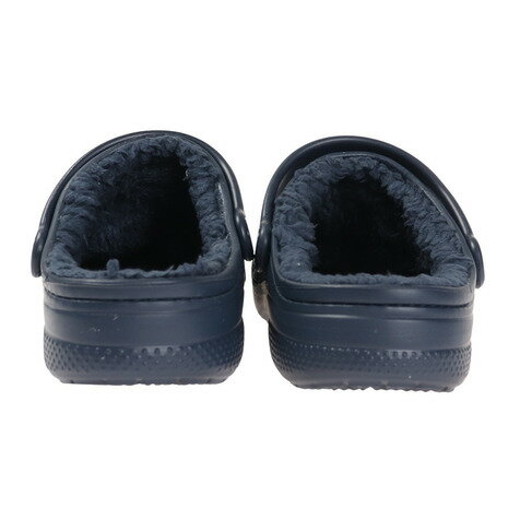 クロックス（crocs）（キッズ）サンダル ジュニア 紺 バヤ ラインド クロッグ キッズ Baya Lined Clog ネイビー 207500-463-2022 ボア付 サボサンダル