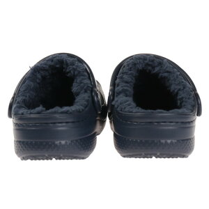 クロックス（crocs）（キッズ）ジュニアサンダル バヤ ラインド クロッグ トドラー ネイビー 207501-463-2022 ボア レジャー アウトドア サボサンダル