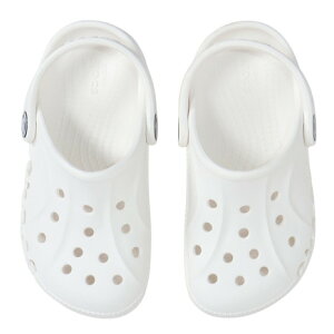 クロックス（crocs）（キッズ）ジュニアサンダル バヤ クロッグ トドラー ホワイト 207012-100 スポーツ シャワサン レジャー プール サボサンダル