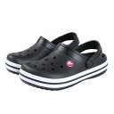クロックス(crocs)(キッズ)ジュニアサンダル クロックバンドクロッグトドラー Black ブラック 207006-001 シャワサン 軽量 耐久性 お手入れ簡単