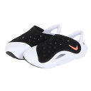 【最大7万ポイントバック!要エントリー&抽選★5/1限定】ナイキ(NIKE)(キッズ)サンダル アクア スウッシュ ブラック ホワイト FN0876-001 日...