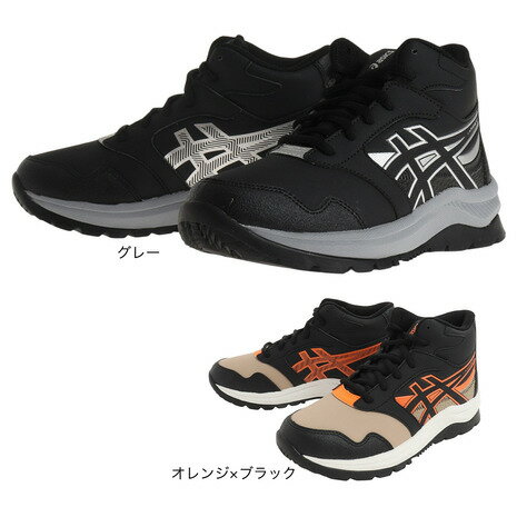 アシックス（ASICS）（キッズ）ジュニア スノーブーツ レーザービーム WF 1154A136 ウィンターシューズ ハイカット スニーカー 防寒 防滑 通学