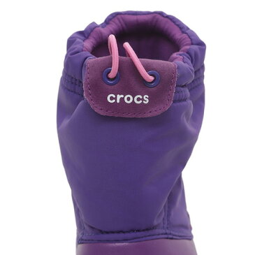 クロックス（crocs） 【多少の傷汚れ箱なし等訳あり大奉仕】Kids' Crocband LodgePoint Boot #203509 5G2 PPL （Jr）