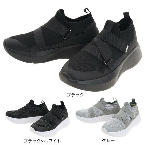 テリック（TELIC）（メンズ レディース）スリッポン Z-MID 撥水 ブラック グレー ブラックホワイト TL-003 CGYWHT TL-003 LGYWHT リカバリーシューズ 軽量