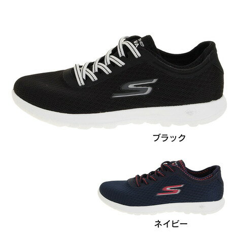 【9/5 24h限定エントリー＆対象4店舗買い回りで最大P10倍！】スケッチャーズ（SKECHERS） ゴーウォークライト 15350 スニーカー ブラック 黒 ネイビー 紺 スニーカーカジュアルシューズ ウォーキング （レディース）