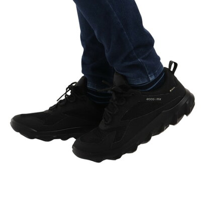 エコー(ecco)(レディース)スニーカー 黒 レディース MX WOMEN S SNEAKER ブラック 82019351052 カジュアルシューズ 通勤 通学 普段履き 真っ黒
