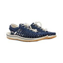 キーン（KEEN）（レディース）ユニーク キャンバス UNEEK CANVAS ネイビー 1026232 ストラップサンダル シューズ 靴 アウトドア カジュアル