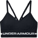 【10/15 24h限定 エントリー＆対象3店舗買い回りで最大P10倍！】アンダーアーマー（UNDER ARMOUR）（レディース）スポーツブラ ローサポート シームレス ロー ロング ブラ 1357719 BLK/HGY AT