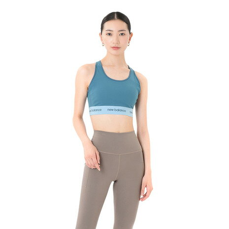 【ポイント10倍!要エントリー★ブラックフライデー限定】ニューバランス(new balance)(レディース)Sleek ミディアムサポート スポーツブラ WB...