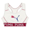 【20%OFFクーポン対象!9/11まで】プーマ(PUMA)(レディース)トレーニング TAD ベーシック スポーツ ブラトップ ミディアムサポート 527997 02 WHT