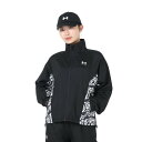 アンダーアーマー（UNDER ARMOUR）（レディース）メッシュ ライナー ウーブン プリント ジャケット 1384760 001