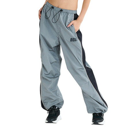 ロキシー（ROXY）（レディース）NAIL IT PARACHUTE PANTS フィットネス ロングパラシュートパンツ 25FW..