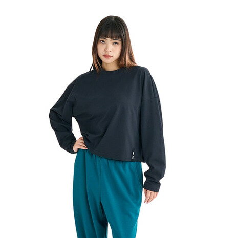 ロキシー（ROXY）（レディース）TRIPLE HEARTS L/S TEE フィットネス 長袖Tシャツ 25FWRLT254542BLK