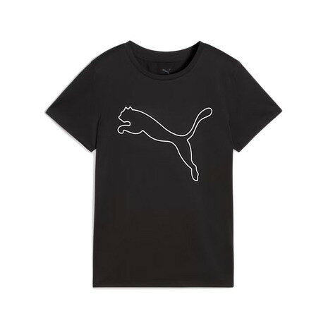 プーマ（PUMA）（レディース）トレーニング TAD エッセンシャル ロゴ 半袖 Tシャツ 527332 01 BLK