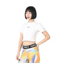 ナイキ(NIKE)(レディース)ドライフィットcmX2 半袖クロップ トップ FZ4758-100