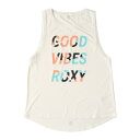 ロキシー(ROXY)(レディース)水陸両用 速乾 UVカット タンクトップ GOOD VIBES 24FWRSL244529WHT