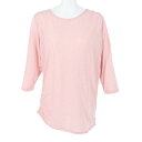 リアルストーン(RealStone)(レディース)Tシャツ レディース ヨガウェア 7分袖 RF-C017TS PI