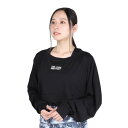 ハーレー(HURLEY)(レディース)ファントム クロップ タイダイ ボックス ロング スリーブ Tシャツ WUT2421032-BLK