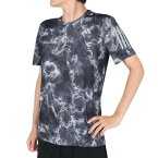 【4/15 24h限定 エントリー＆対象3店舗以上買い回りで最大P10倍！】アディダス（adidas）（メンズ）半袖Tシャツ メンズ オウン ザ ラン 総柄プリント MKY29-IB6394