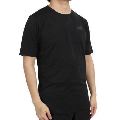 ニューバランス（new balance）（メンズ）Q Speed ジャカード 半袖Tシャツ MT23281BK