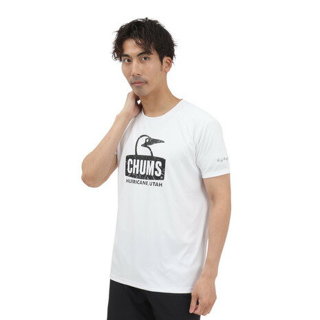チャムス(CHUMS)(メンズ、レディース)ランニングブービーフェイス 半袖Tシャツ CH01-2494-W001