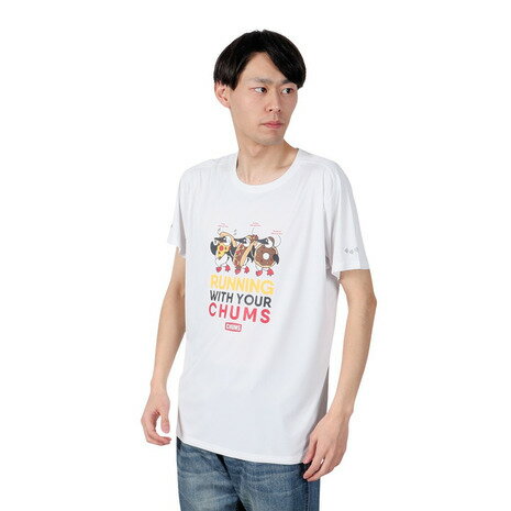 チャムス(CHUMS)(メンズ、レディース)ランニングコスチュームブービー 半袖Tシャツ CH01-2495-W001 チャムス(CHUMS)(メンズ、レディース)ランニングコスチュームブービー 半袖Tシャツ CH01-2495-W001
