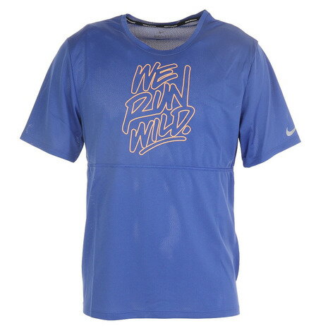 ナイキ（NIKE） ランニング DRI-FIT BRTHE ラン ウィンドランナー ショートスリーブシャツ 半袖 CU6010-430 （メンズ）