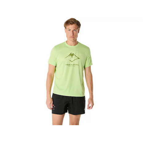 アシックス(ASICS)(メンズ)FUJITRAILロゴ半袖シャツ 2011C981.300 アシックス(ASICS)(メンズ)FUJITRAILロゴ半袖シャツ 2011C981.300