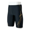 ミズノ(MIZUNO)(メンズ)水着 水泳 アクアフィットネス用ハーフスパッツ 立体カップ付 N2JBC11195