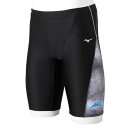ミズノ(MIZUNO)(メンズ)水着 メンズ 水泳 アクアフィットネス用ハーフスパッツ N2JBA60690