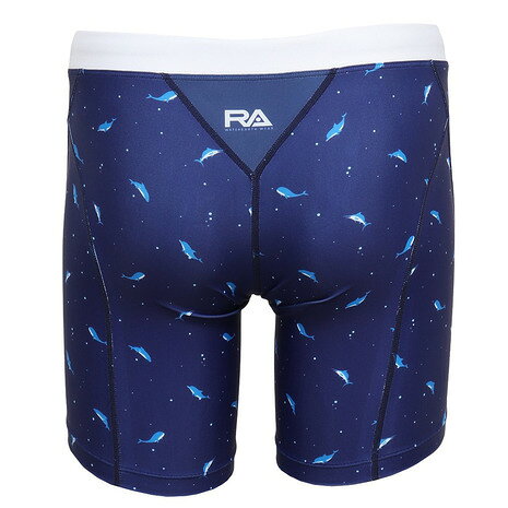 RA（RA）（メンズ）水着 メンズ 水泳 ロングボクサー GRAND BLUE RA123-JBLUE NV 3