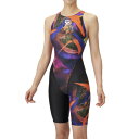 アリーナ(ARENA)(レディース)競泳水着 レディース 水泳 レーシング ワンピース スパッツ WA承認モデル AS5SRC66L BKRD
