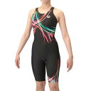 アリーナ(ARENA)(レディース)競泳水着 水泳 フィットネス ワンピーススパッツ AS5SWF07L BKRD