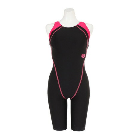 【最大5万ポイントバック！要エントリー＆抽選★11/1限定】アリーナ（ARENA）（レディース）フィットネス水着 レディース 水泳 ワンピ-ススパッツ LAR-4200W BKPK