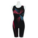スピード(SPEEDO)(レディース)フィットネス水着 レディース 水泳 トライアングルルースンニースキン ピンク M-3LサイズSFW12504 PN 撥水 UVガード