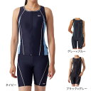 フィラ(FILA)(レディース)フィットネス水着 水泳 配色フルジップセパレート 3132025